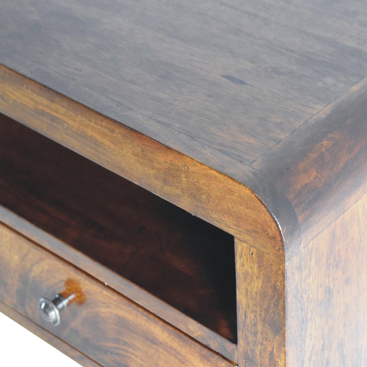 Chunky Chestnut 1 Drawer Wall Mounted Nightstand Bedside table / chest CasaFenix