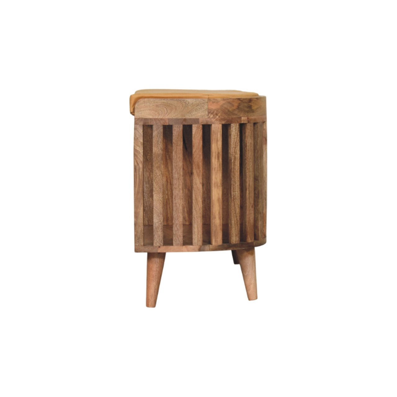 Slatted Oak-ish Bench with 3 slots Benches CasaFenix