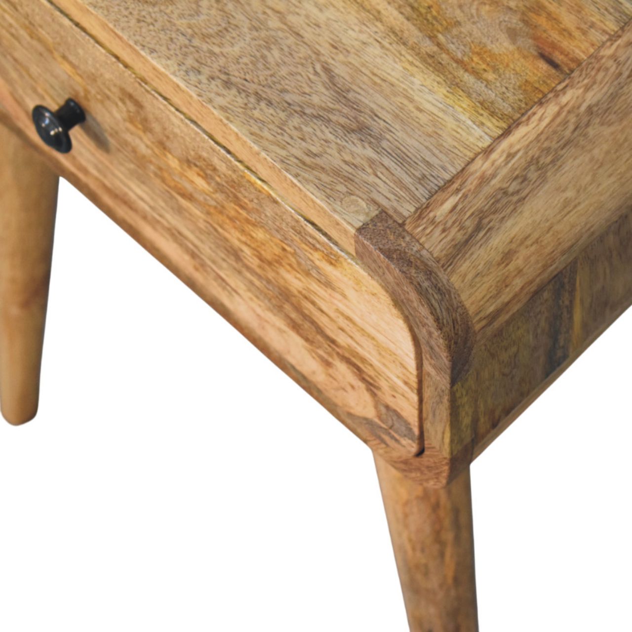 Avora Oak-ish Nightstand with 1 drawer Bedside table / chest CasaFenix