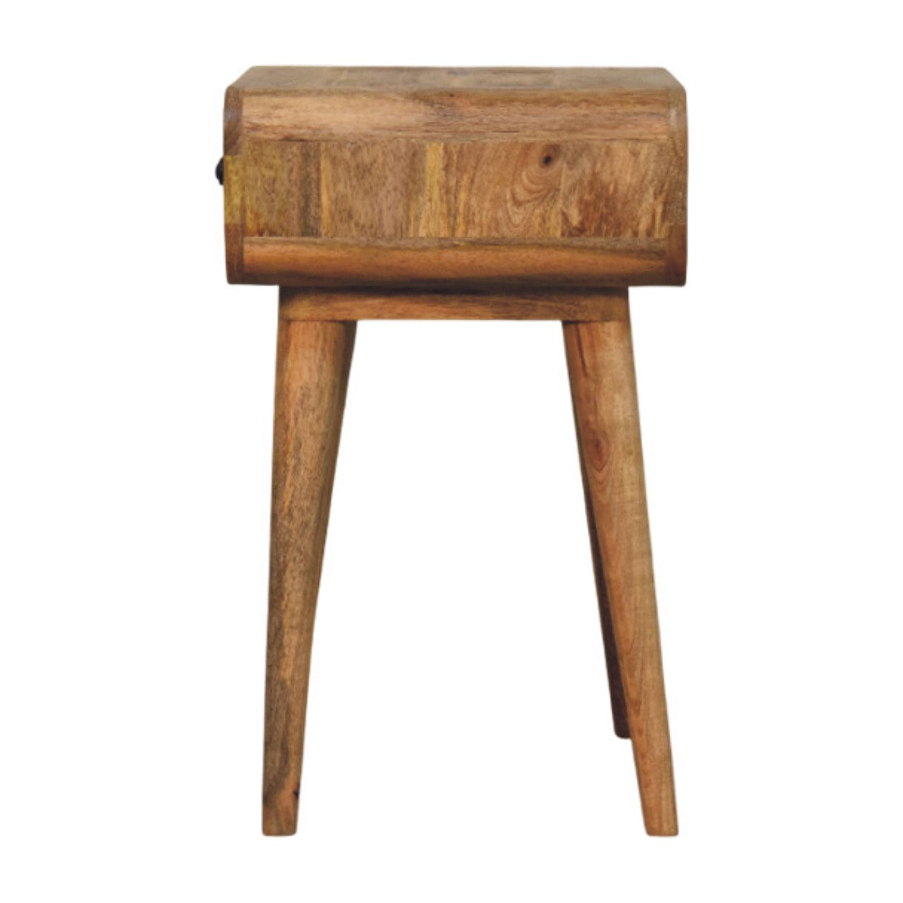 Avora Oak-ish Nightstand with 1 drawer Bedside table / chest CasaFenix
