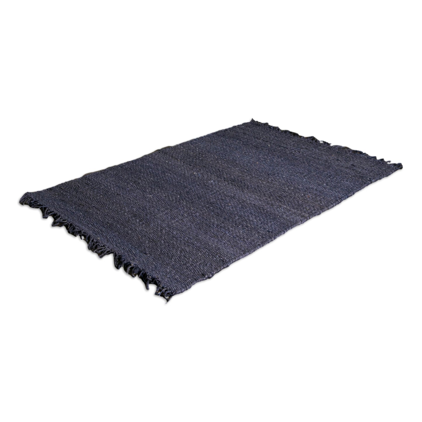 Chunky Navy Jute Rug 120 x 180cm Rugs CasaFenix