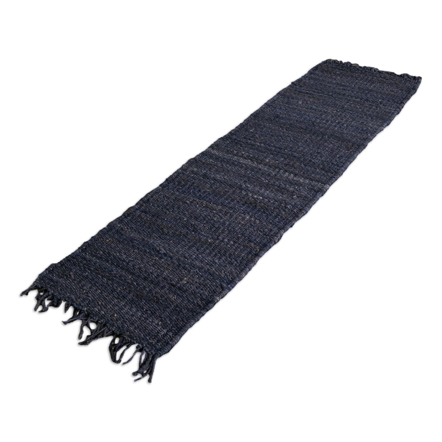 Chunky Navy Jute Runner Rug (60 x 230cm) Rugs CasaFenix