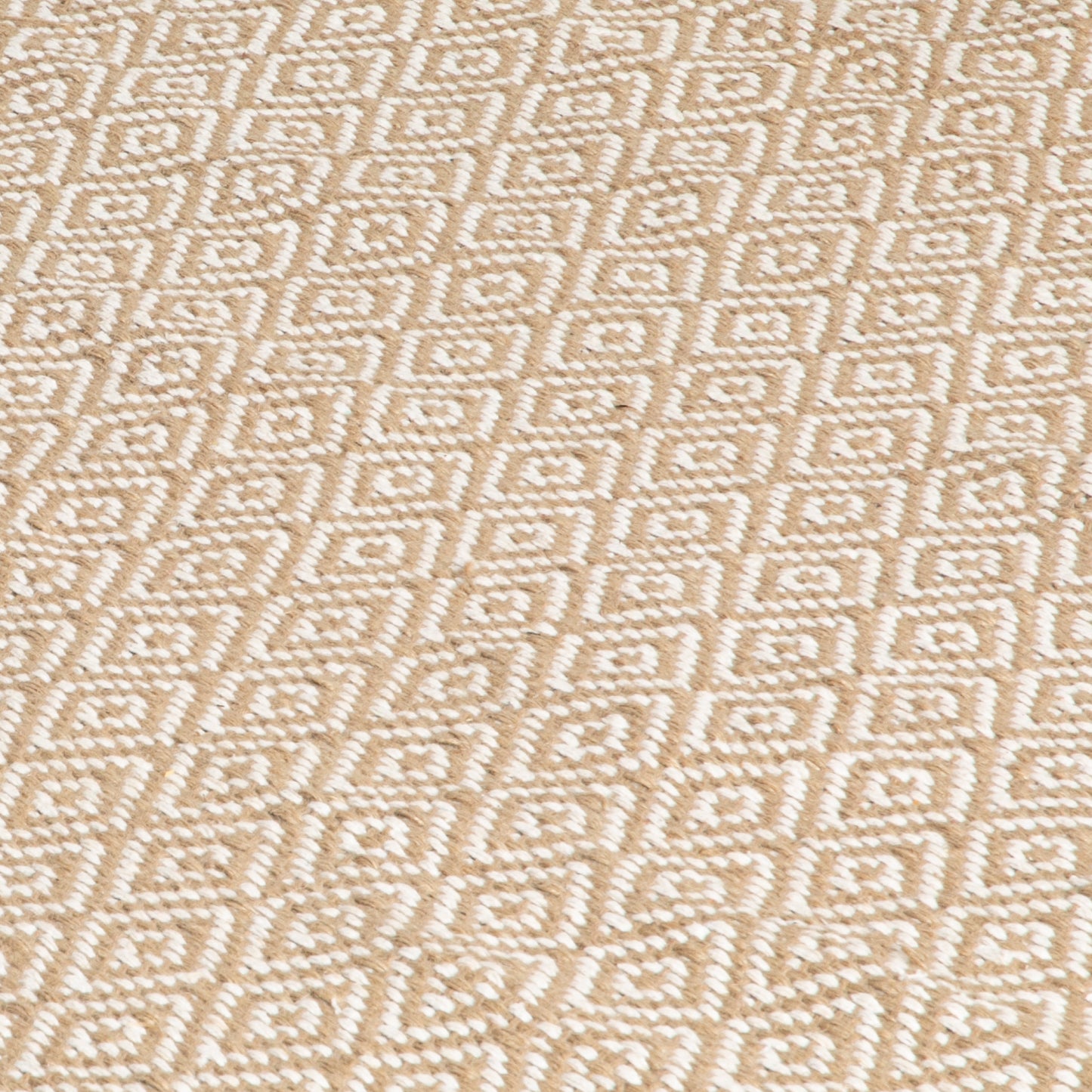 Geometric Jute & Cotton Rug 120 x 180cm Rugs CasaFenix