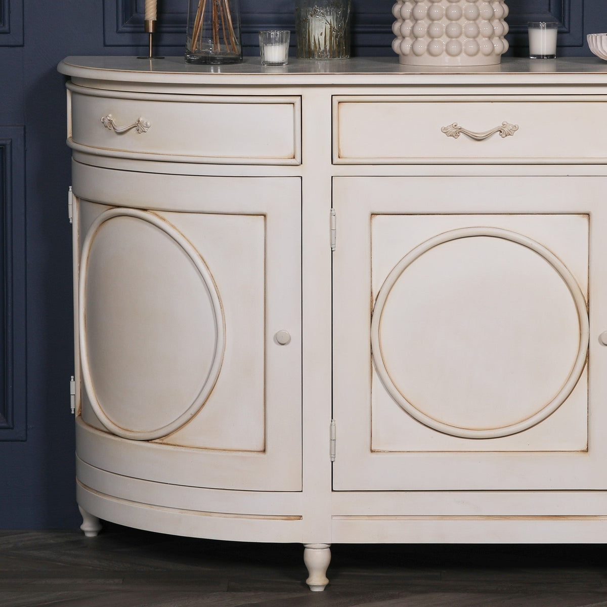 Aged Ivory Sideboard Buffets & Sideboards CasaFenix