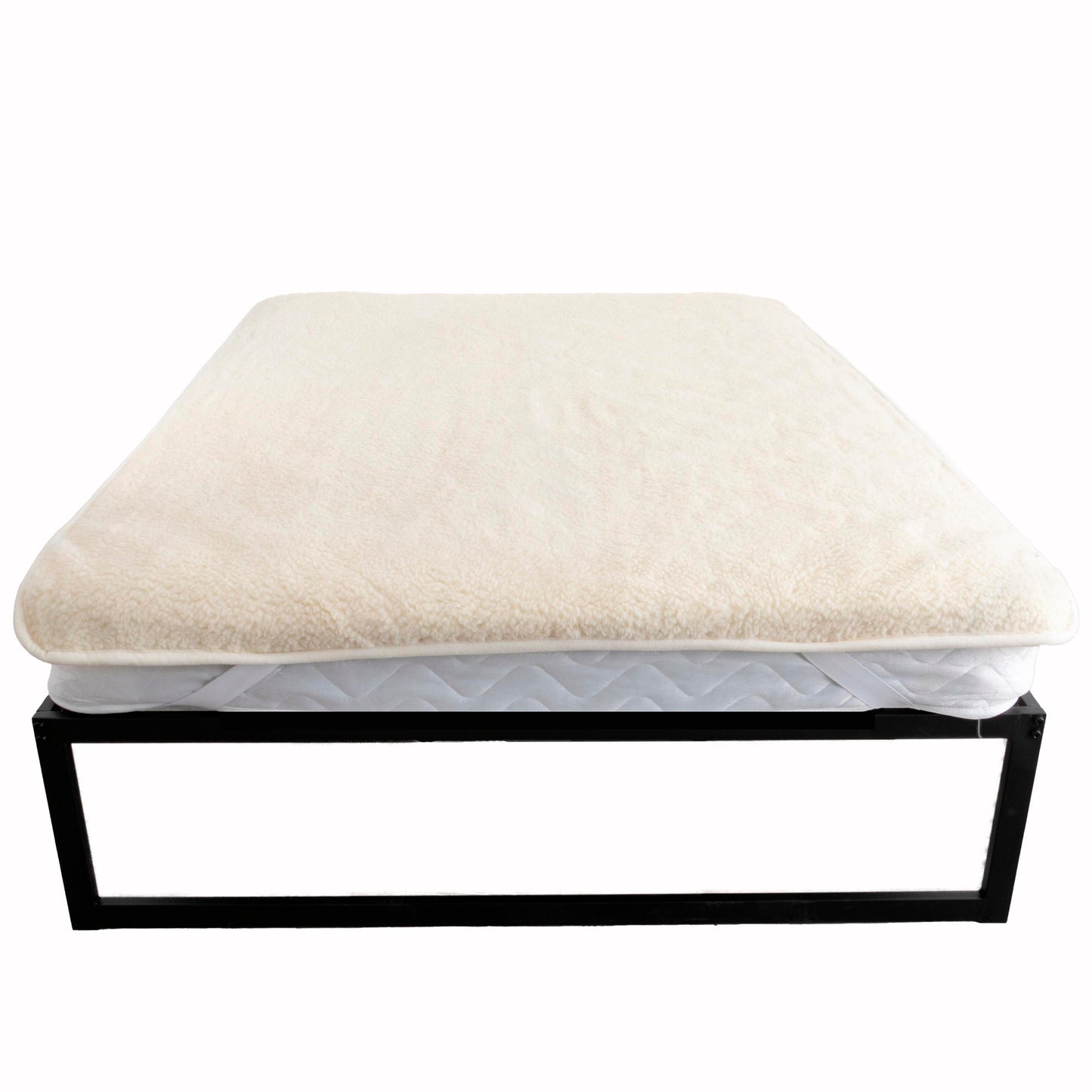 100% Merino Wool Mattress cover - Natural 200 x 90cm Single Size - CasaFenix