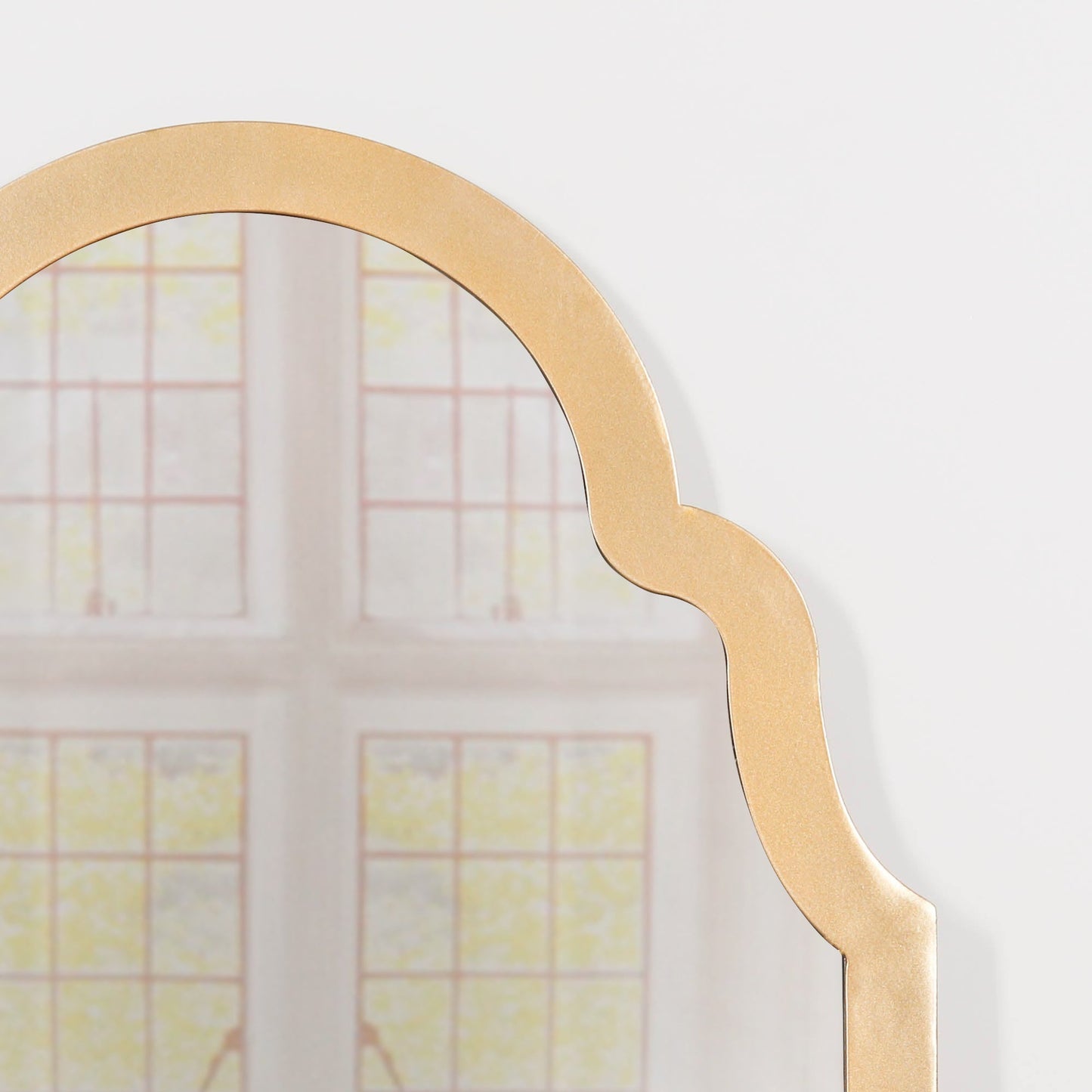 Gold Arch Metal Wall Mirror CasaFenix