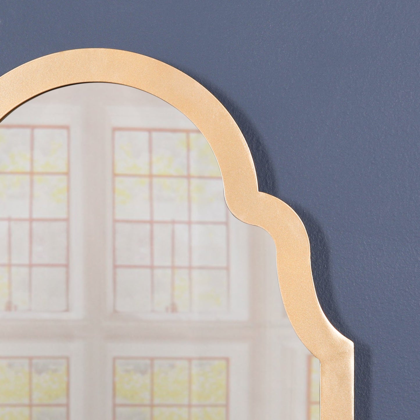 Gold Arch Metal Wall Mirror CasaFenix