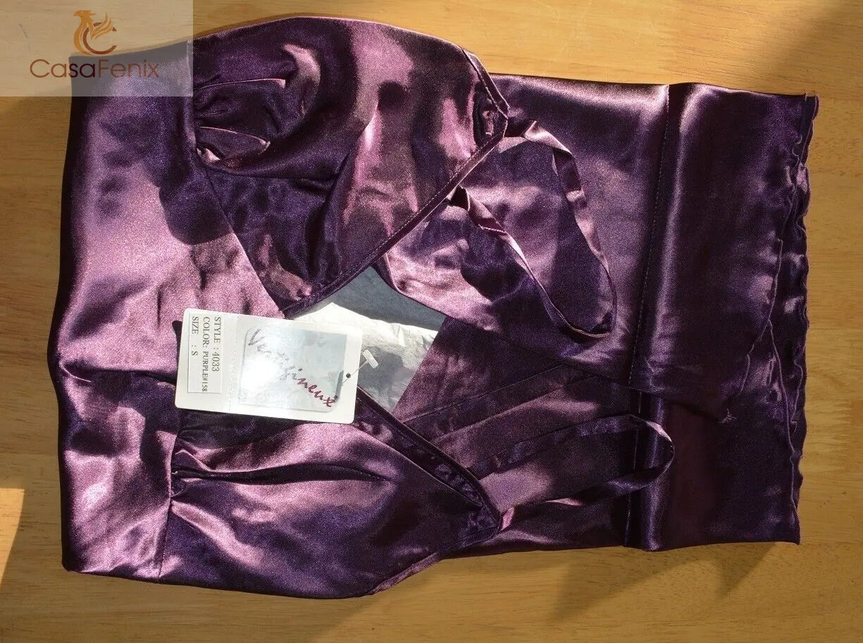New Lingerie VX Intimate Black Chemise Metal Moon & Stars Accents Sz Medium 4033 Clothes, Shoes & Accessories:Women:Women's Clothing:Lingerie & Nightwear:Nightwear CasaFenix
