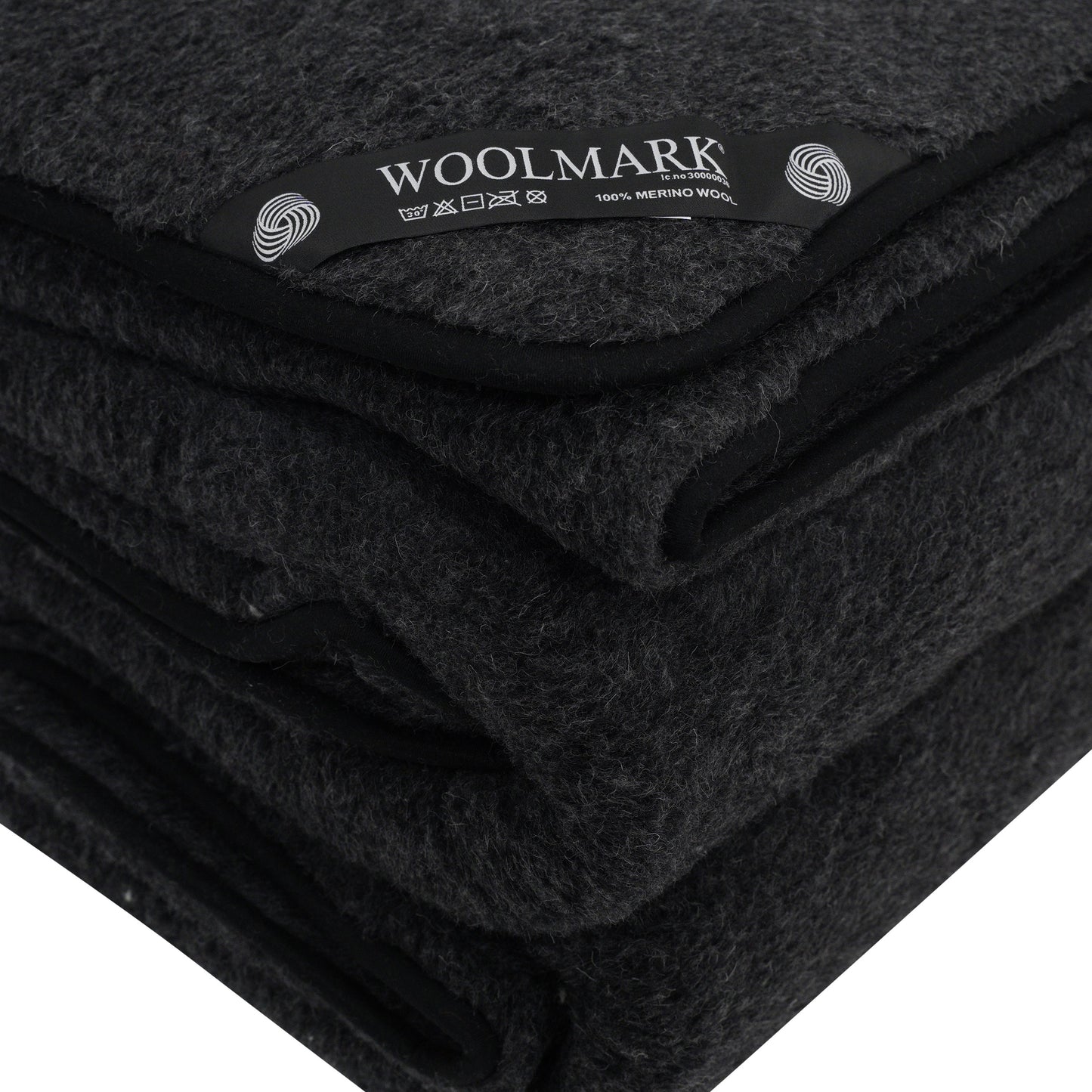 100% Merino Wool Quilt - Black 240 x 200cm - CasaFenix
