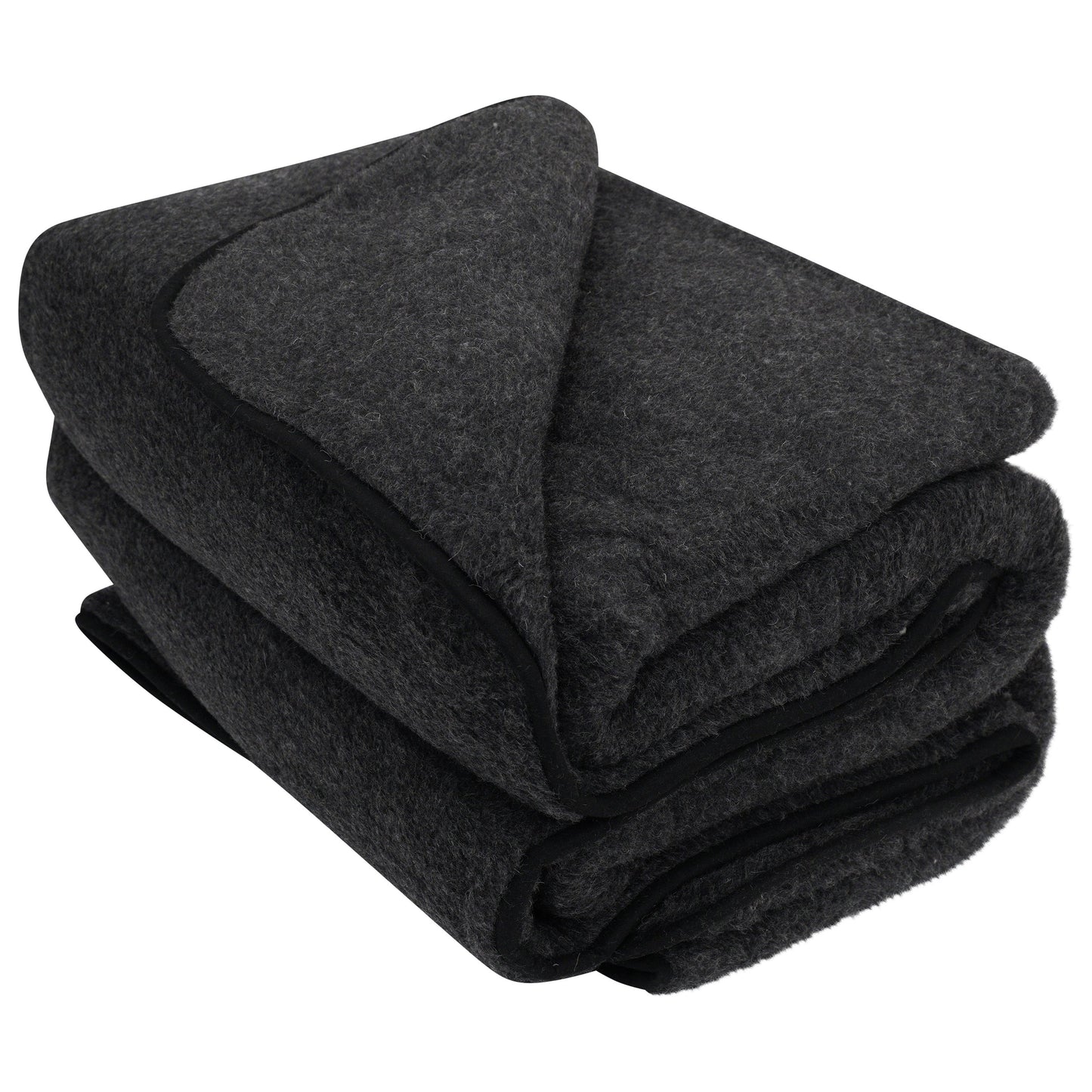 100% Merino Wool Quilt - Black 240 x 200cm - CasaFenix