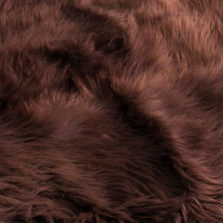 Brown Sheepskin Rug XXL 120 x 60cm 1.5kg - CasaFenix