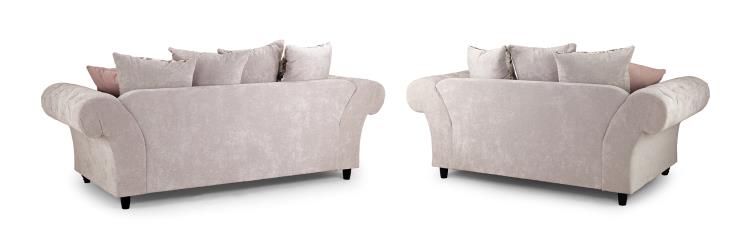 Roma Chesterfield Sofa in Grey available in 1, 2, 3 Seat, 4 Seat Corner (Copy) Sofa CasaFenix