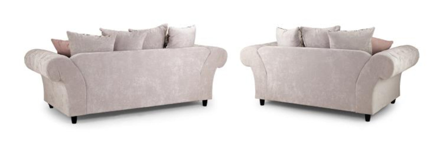 Roma Chesterfield Sofa in Grey available in 1, 2, 3 Seat, 4 Seat Corner (Copy) Sofa CasaFenix