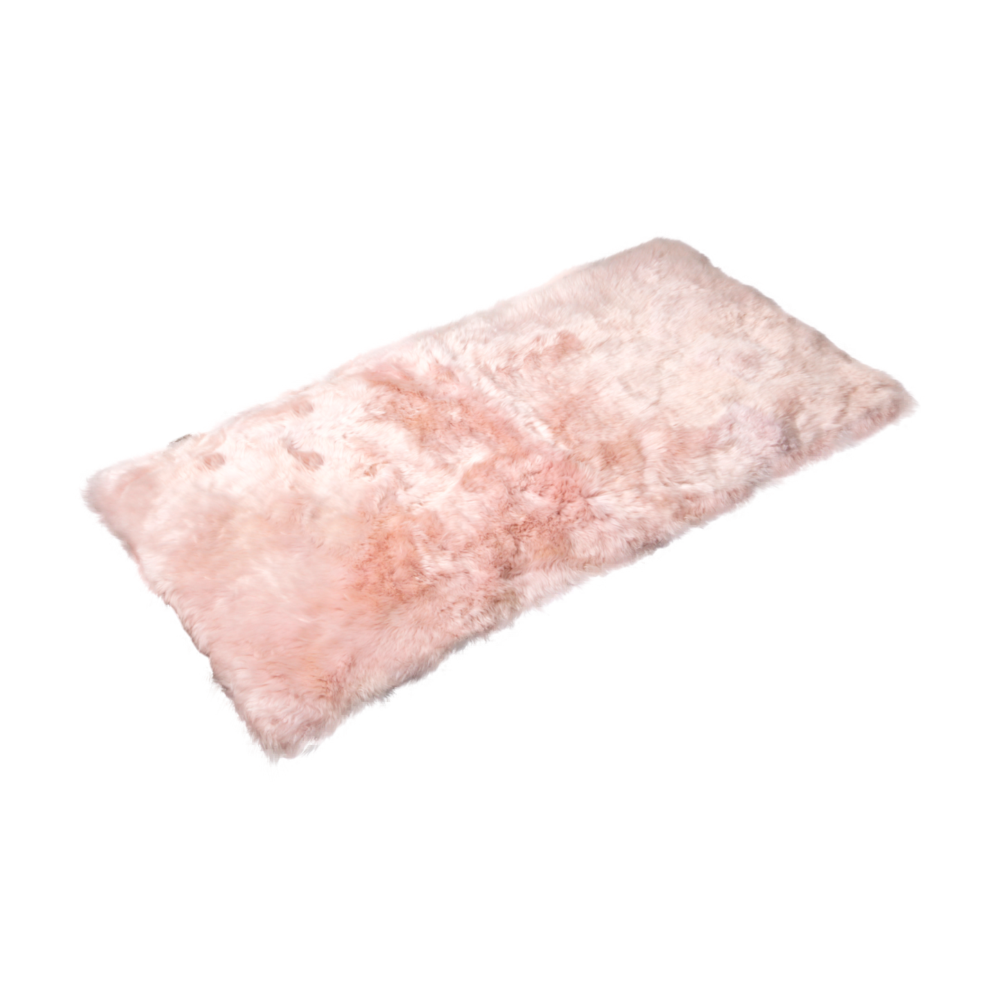 Pink Rectangle Sheepskin Rug - 70 x 140cm - CasaFenix
