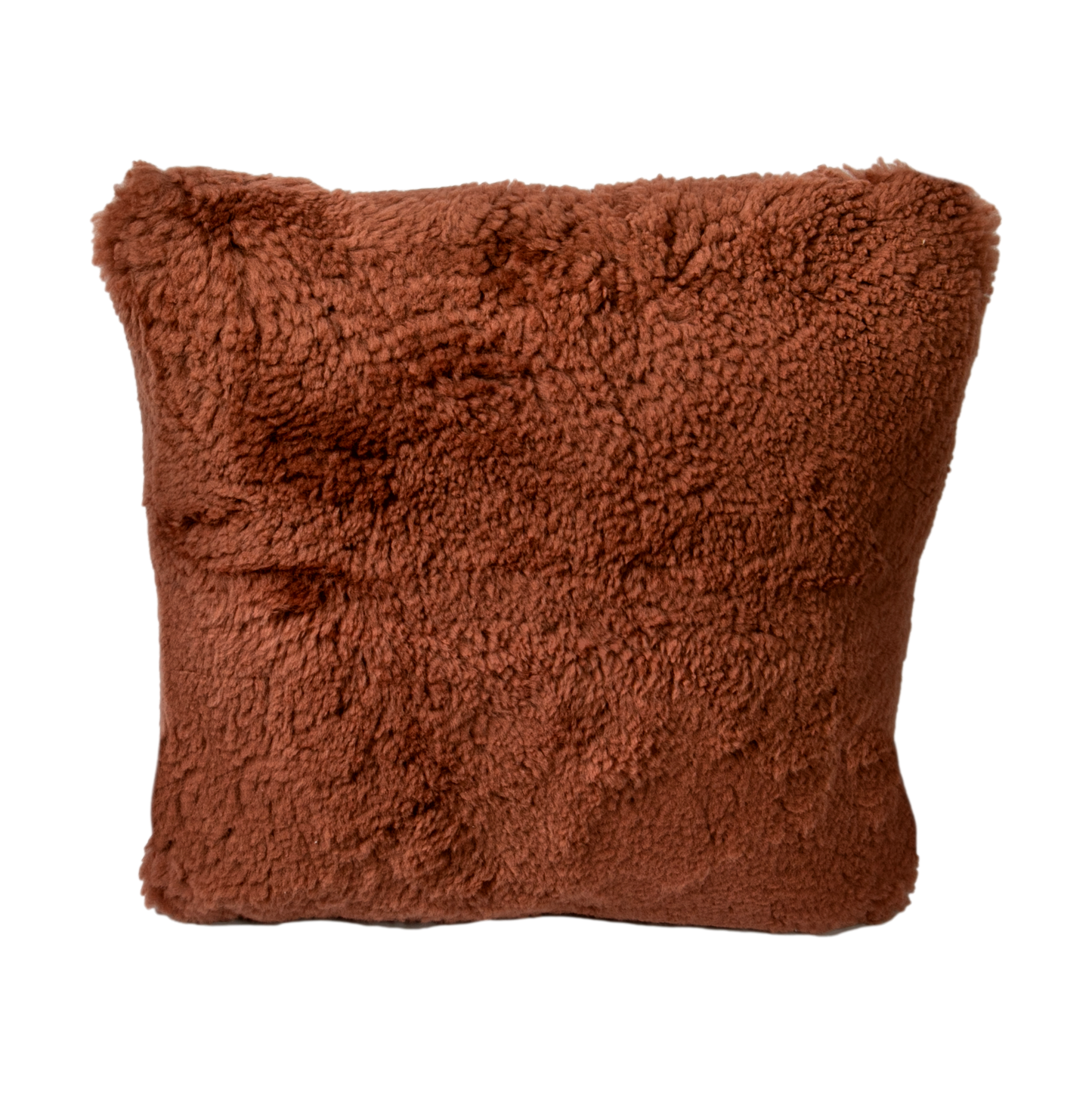 Coral Short Pile Sheepskin Cushion 45 x 45cm - CasaFenix