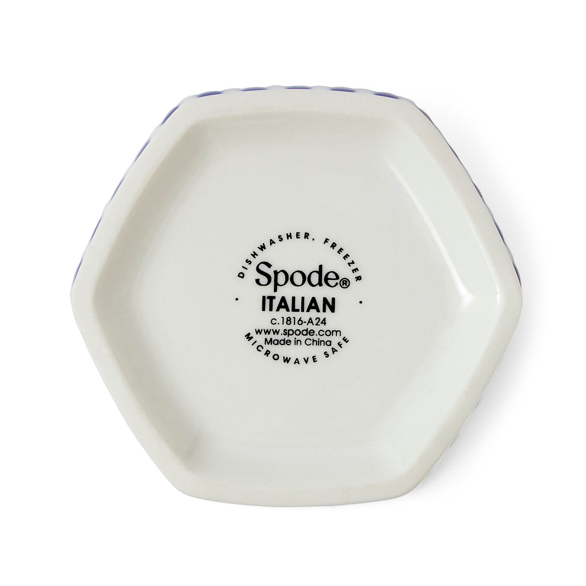 Steccato Mini Vase – Blue Italian Porcelain Floral & Stripe Design dinnerware CasaFenix