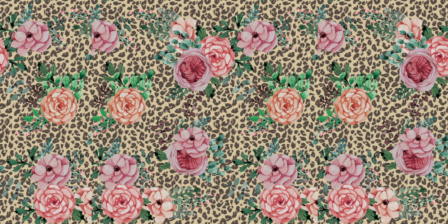 Leopard Vinyl Floor Mat 190x67cm Vinyl Floor Mat CasaFenix