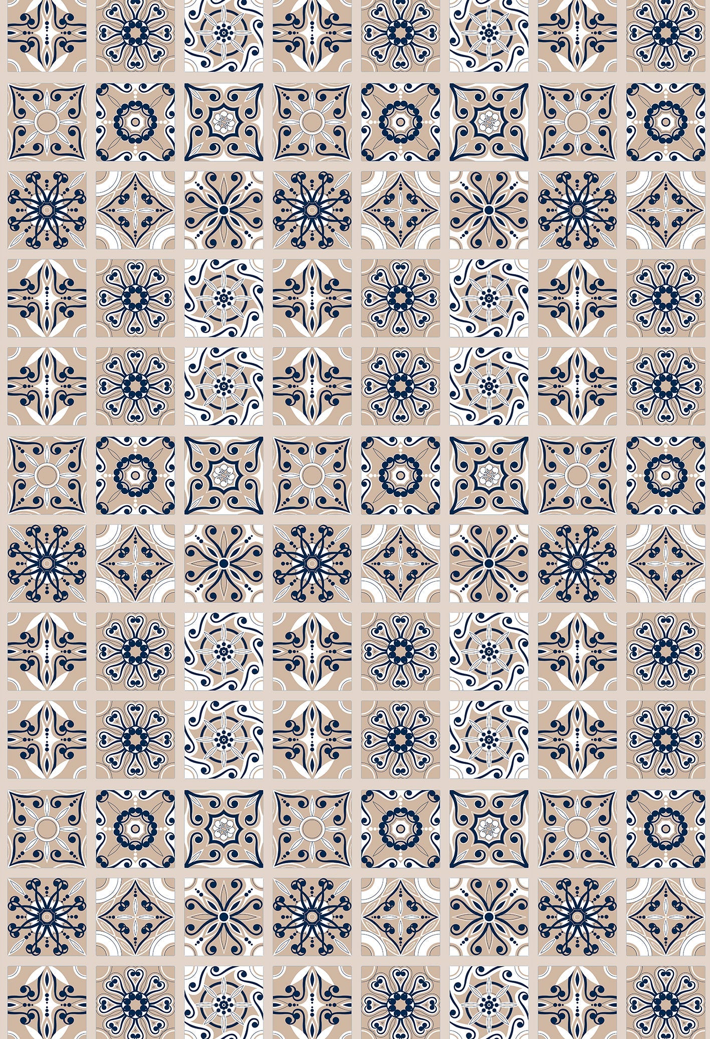 Skiathos Vinyl Floor Mat 100x147cm Vinyl Floor Mat CasaFenix