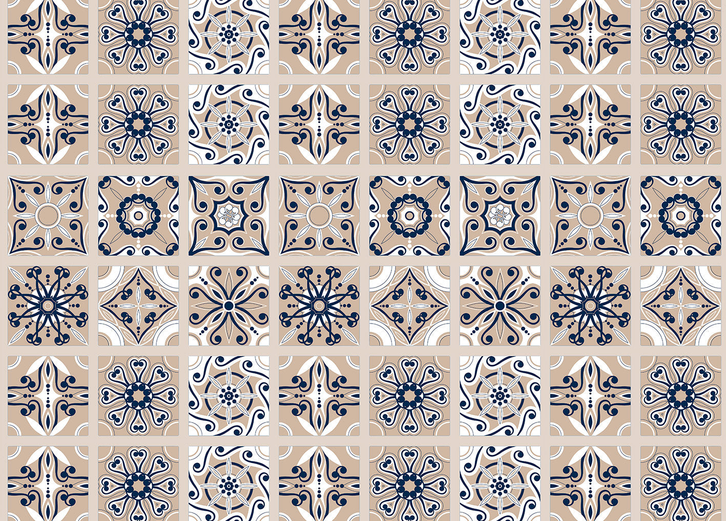 Skiathos Vinyl Floor Mat 72x100cm Vinyl Floor Mat CasaFenix