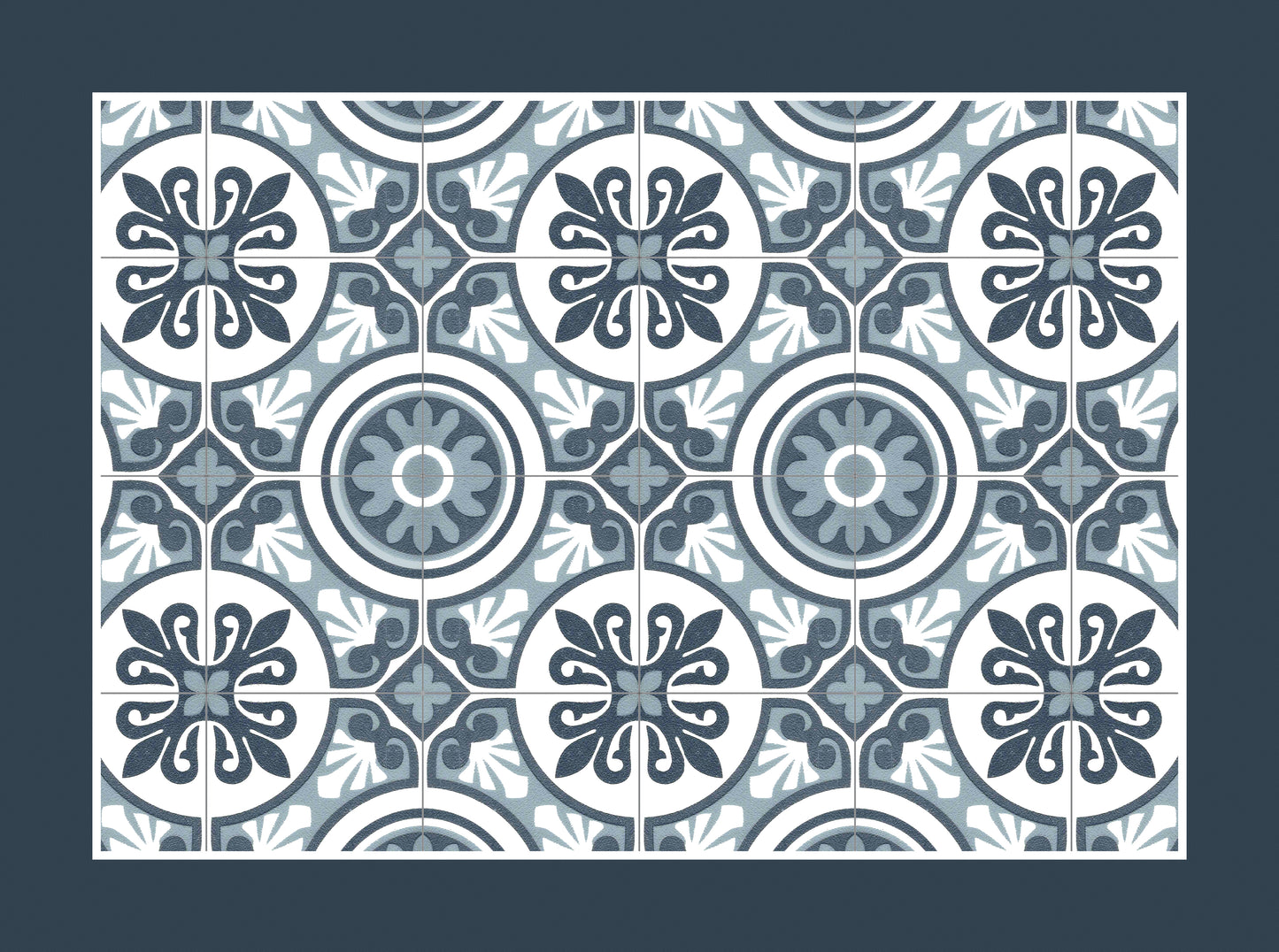 Ortigia Vinyl Table Mat 33x45cm (Set of 4) Vinyl Table Mat CasaFenix