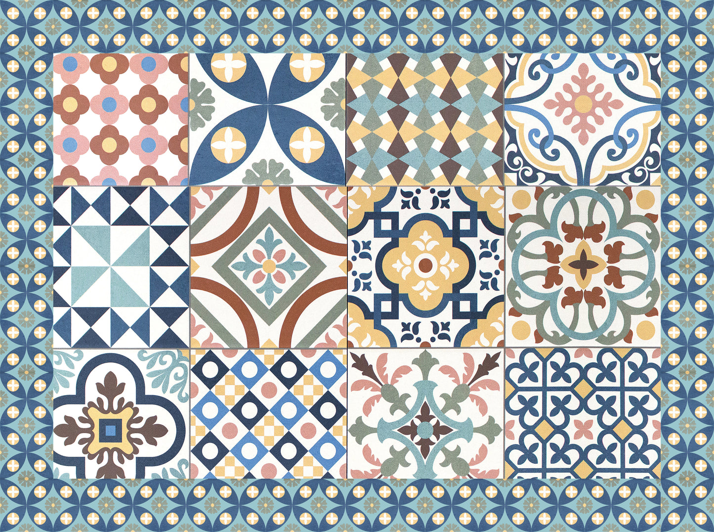 Siena Vinyl Table Mat 33x45cm (Set of 4) Vinyl Table Mat CasaFenix