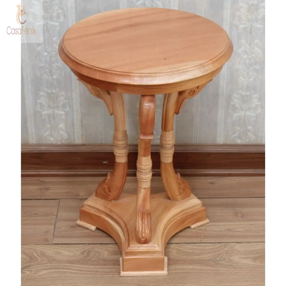 Side / Lamp / Wine Table Solid Mahogany Premium Collection - CasaFenix