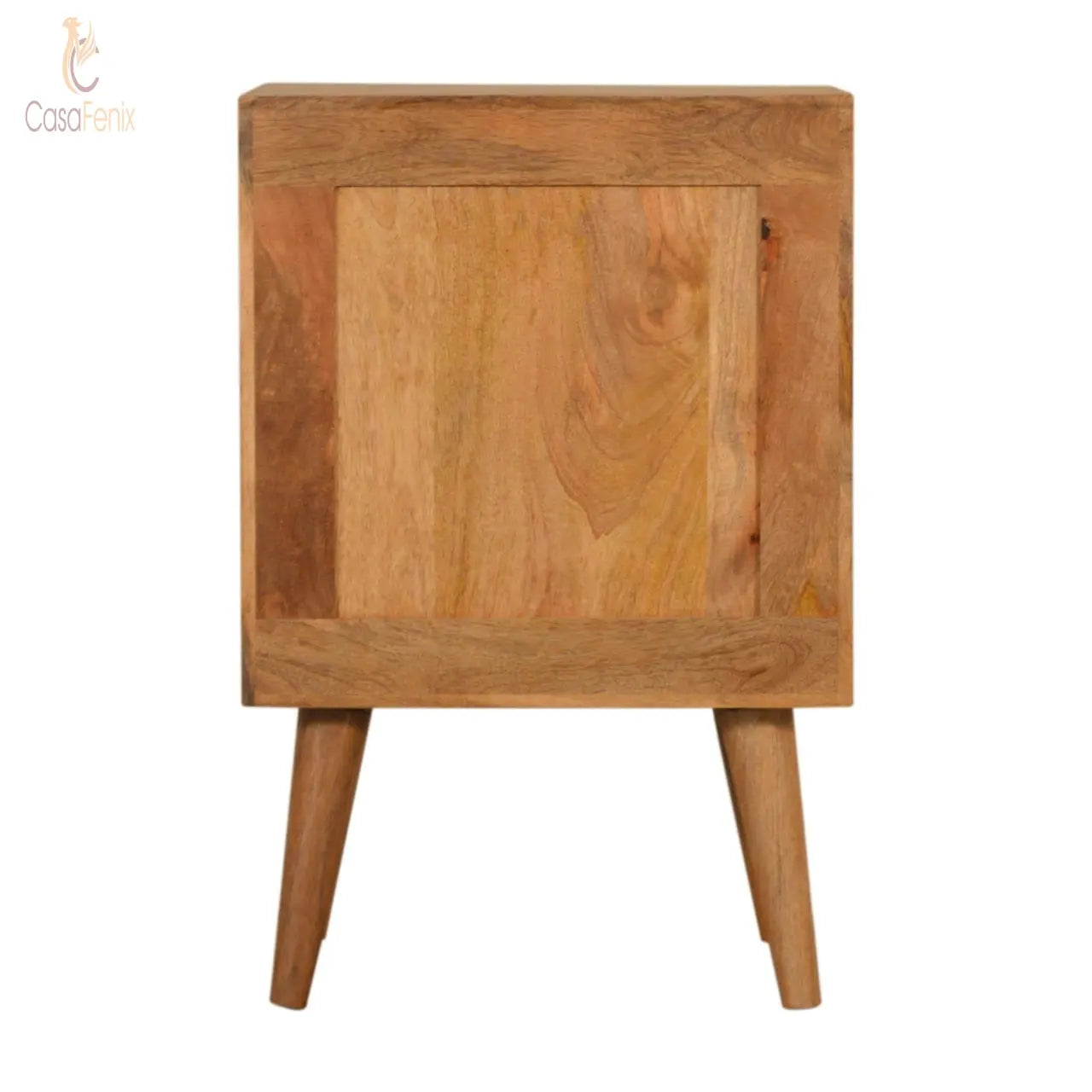 Acadia Bedside 1 Door Cupboard 100% solid mango wood - CasaFenix