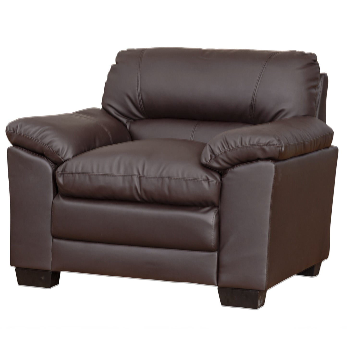 Large Commercial Grade Leather Sofa Available in black, brown, cream, grey - CasaFenix