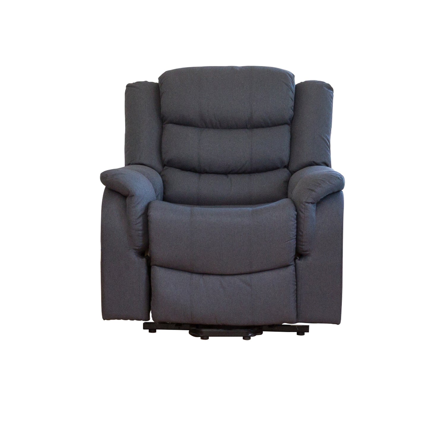 Large Commercial Grade Reclining Fabric Sofa Available in Dark Grey or Light Grey - CasaFenix