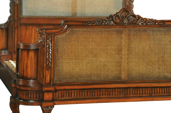 Amboise French Caned Bed - CasaFenix
