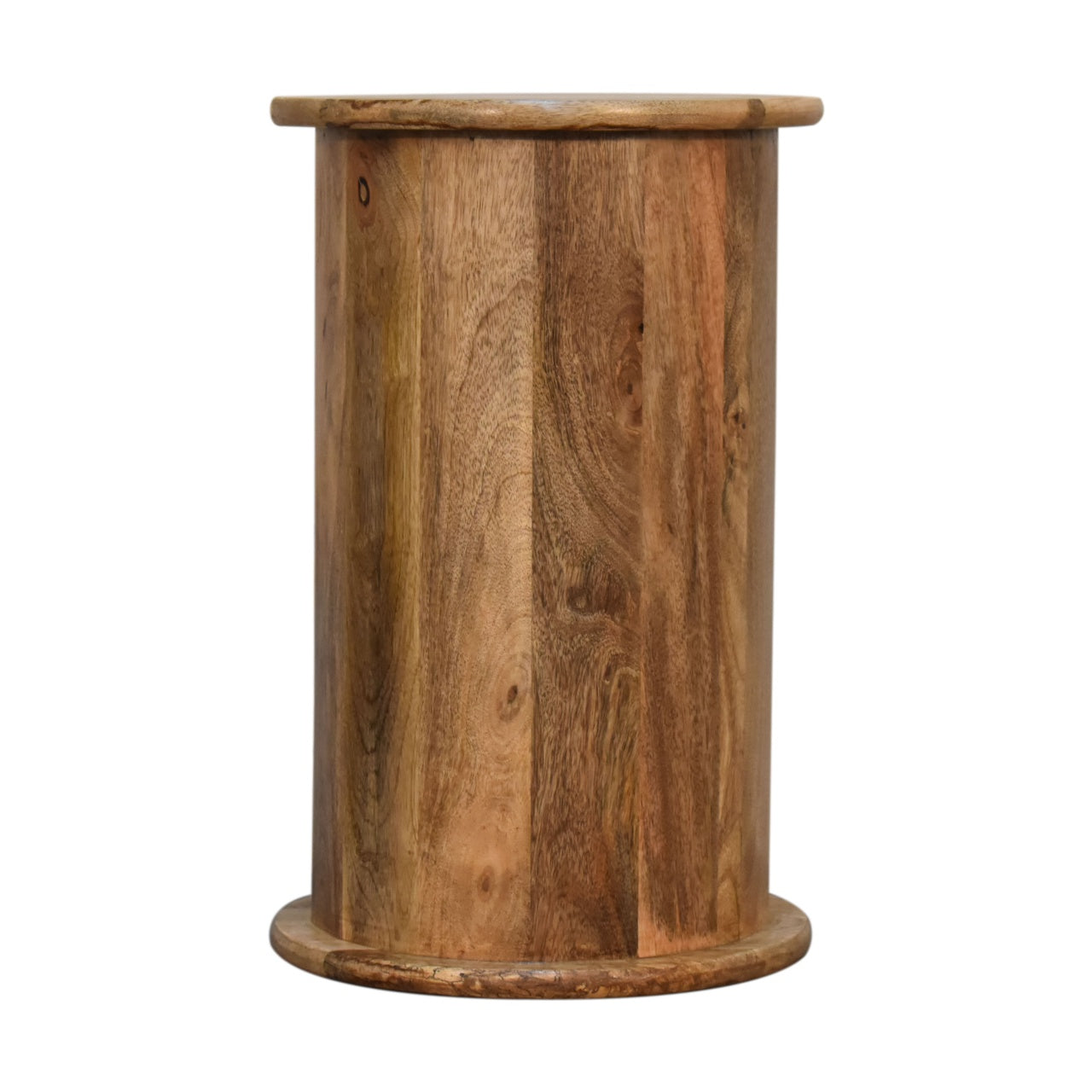 Mini 3 Drawer Drum 3 Drawer Chest Solid Mango Wood - CasaFenix