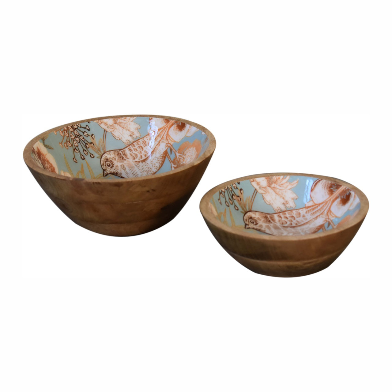 Floral Bird Bowl Set of 2 not worth listing - CasaFenix