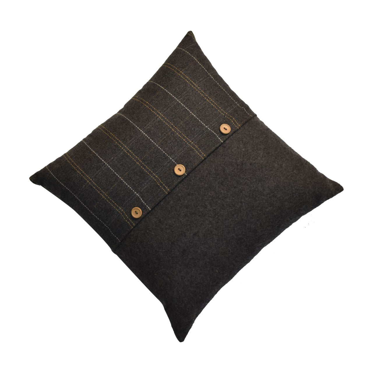 Quinn Cushion Set of 2 - Pewter Tweed - CasaFenix
