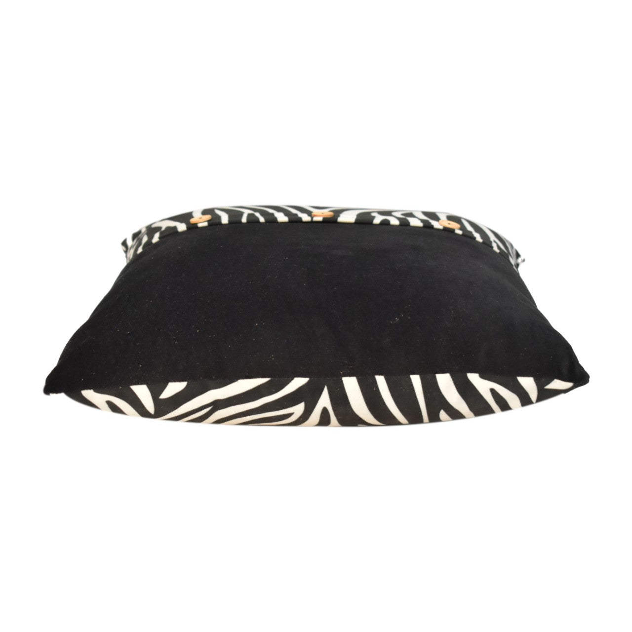 Quinn Cushion Set of 2 - White Tiger & Black Velvet - CasaFenix