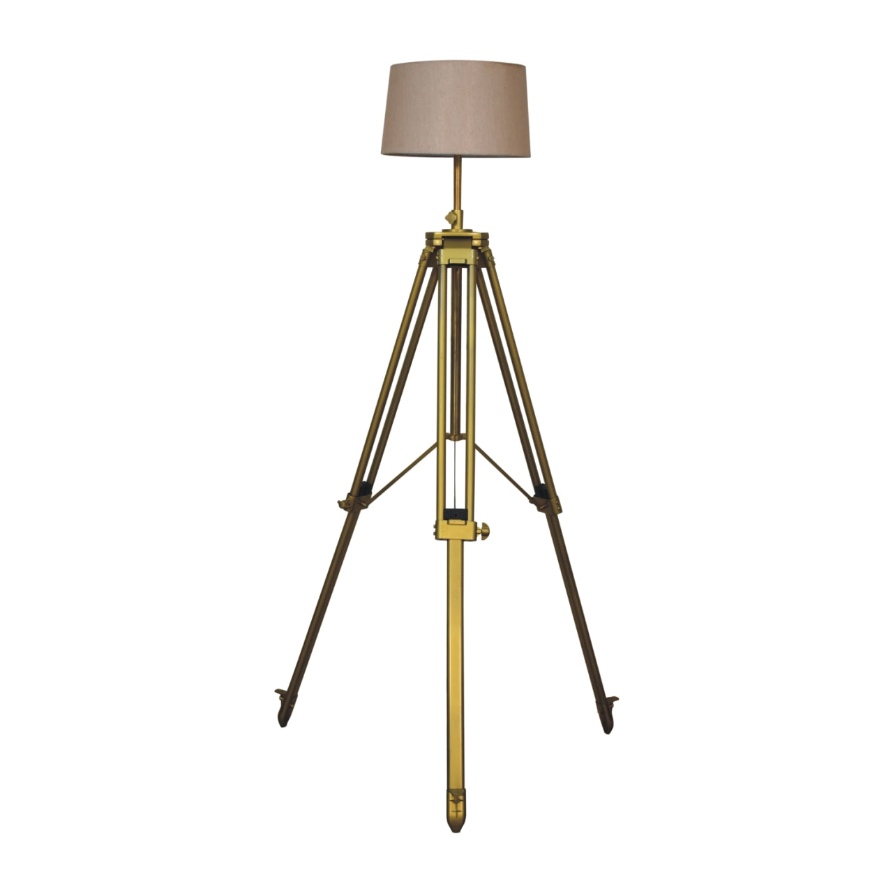 Brass Plated Floor Lamp - CasaFenix