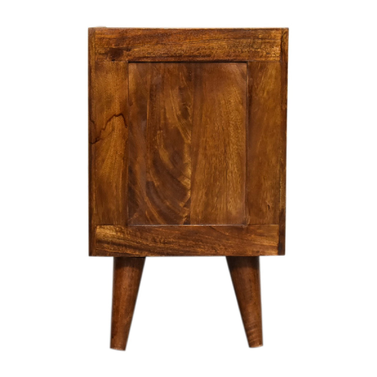 Mini Manila Gold Front 1 Drawer Bedside - CasaFenix