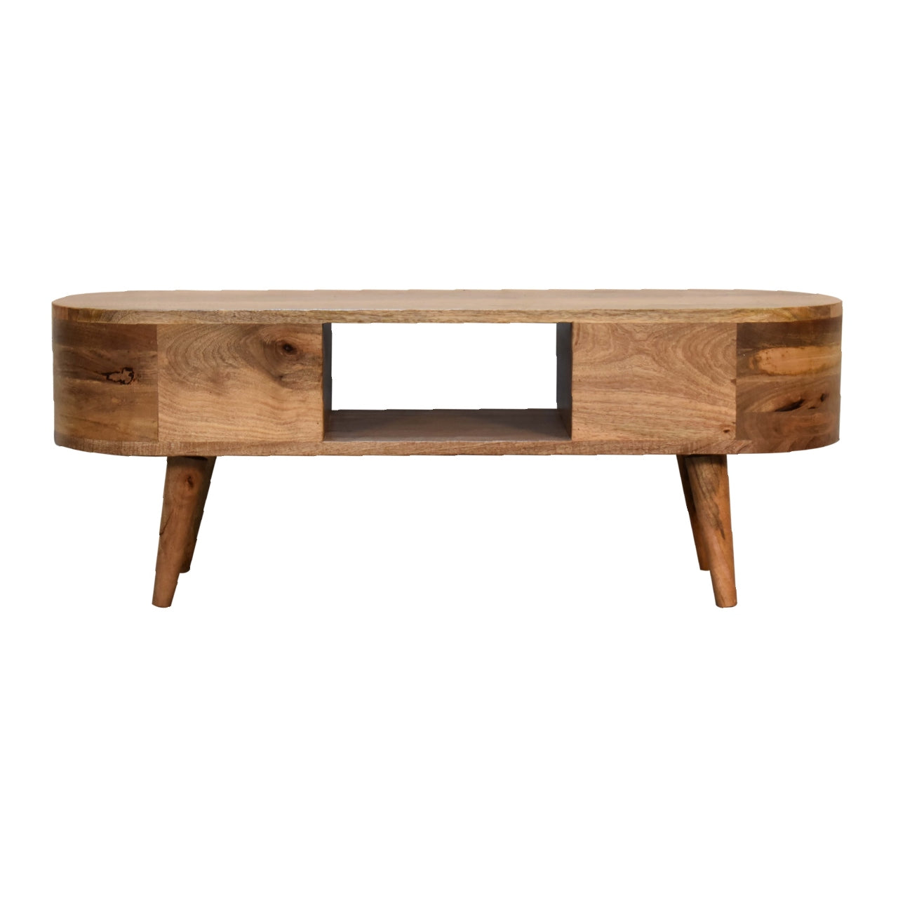 Mini Rounded Entertainment Unit - CasaFenix