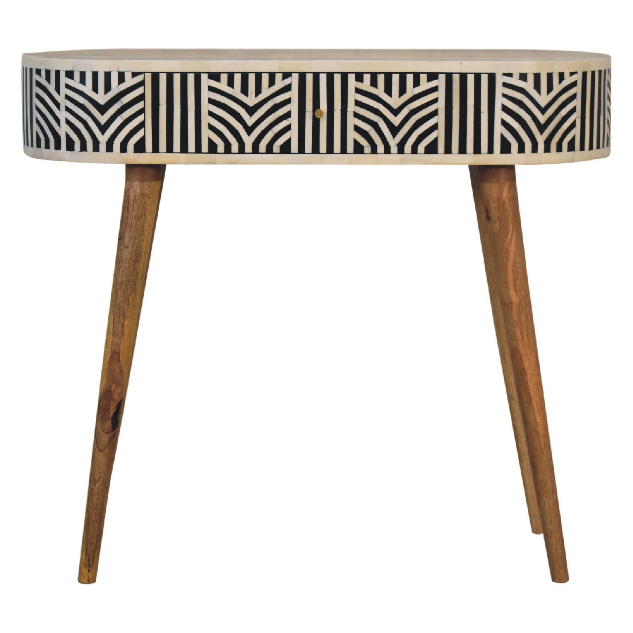 Edessa Bone Inlay Console Table - CasaFenix