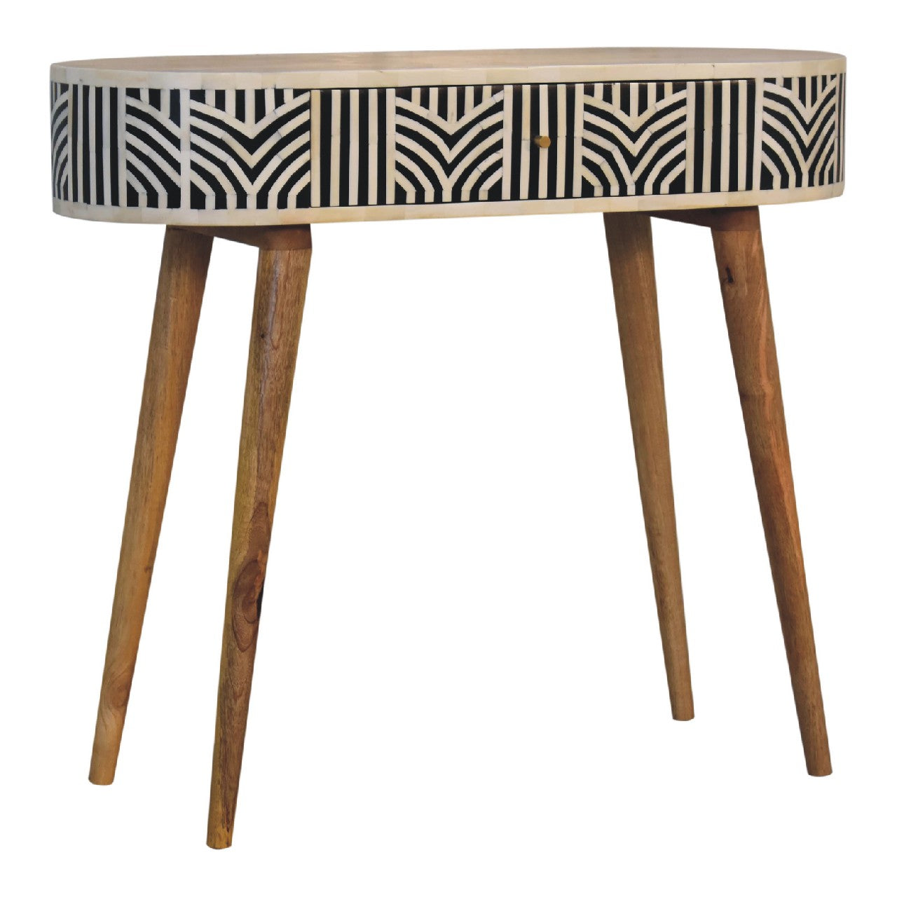 Edessa Bone Inlay Console Table - CasaFenix