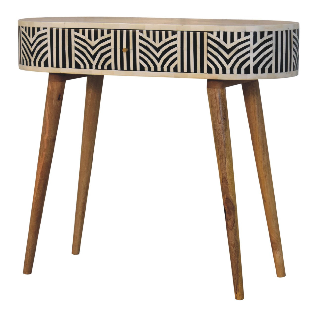 Edessa Bone Inlay Console Table - CasaFenix