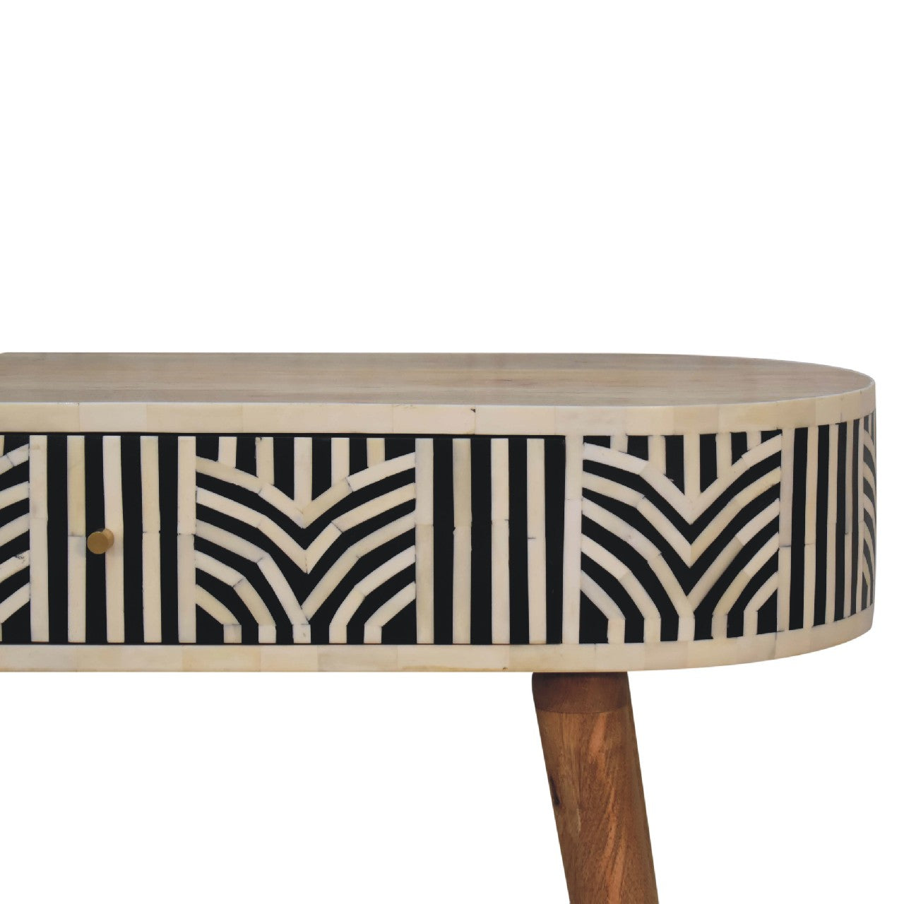 Edessa Bone Inlay Console Table - CasaFenix