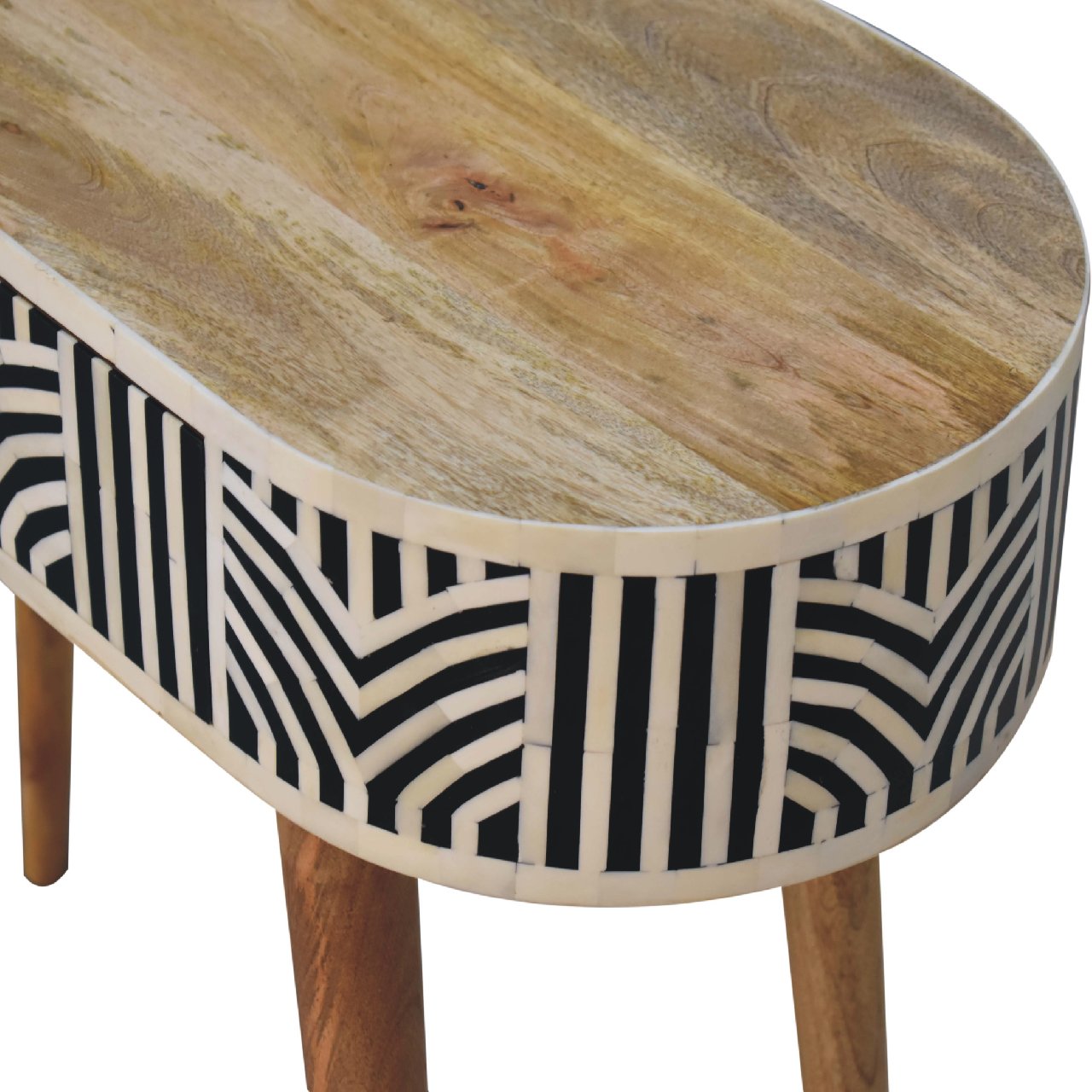 Edessa Bone Inlay Console Table - CasaFenix