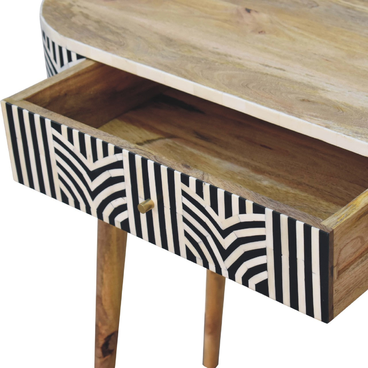 Edessa Bone Inlay Console Table - CasaFenix
