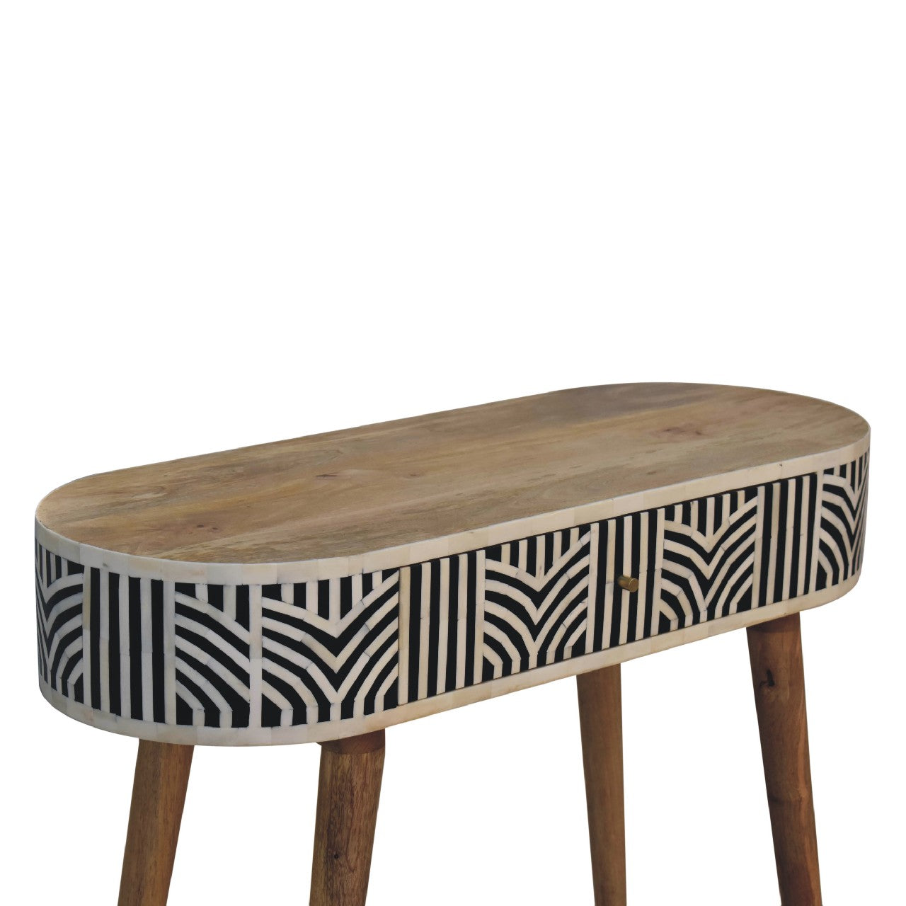 Edessa Bone Inlay Console Table - CasaFenix