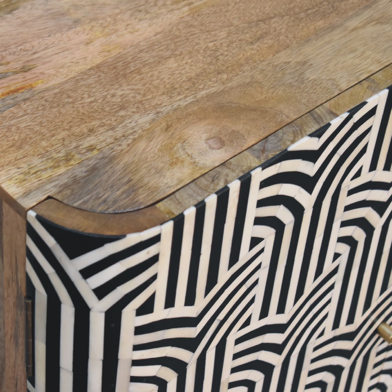 Edessa Bone Inlay Cabinet - CasaFenix