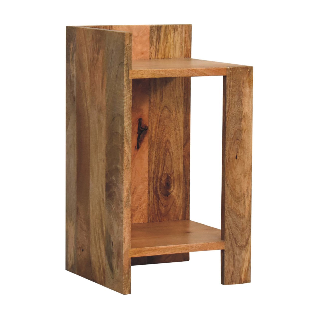 Oak-ish Box Bedside - CasaFenix