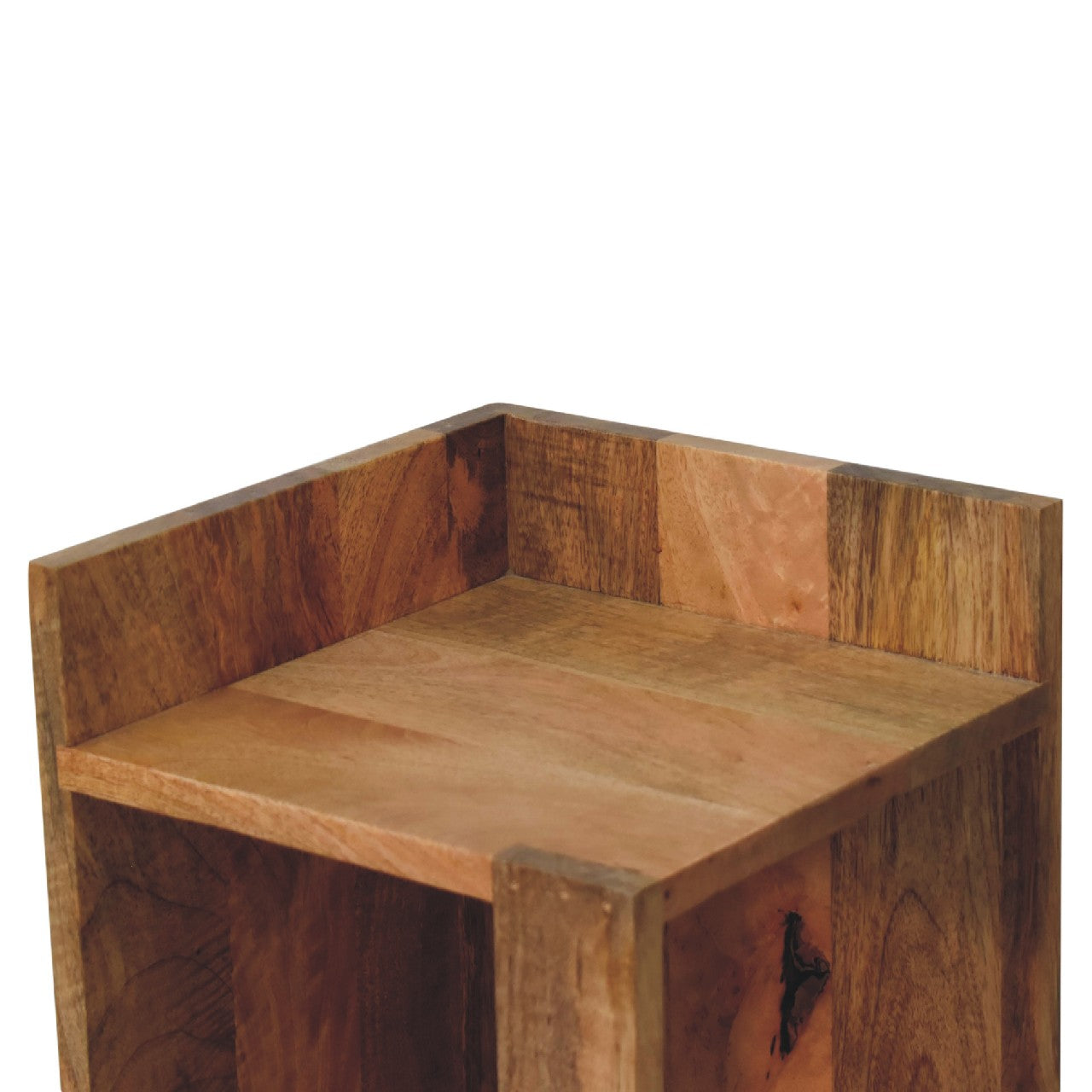Oak-ish Box Bedside - CasaFenix