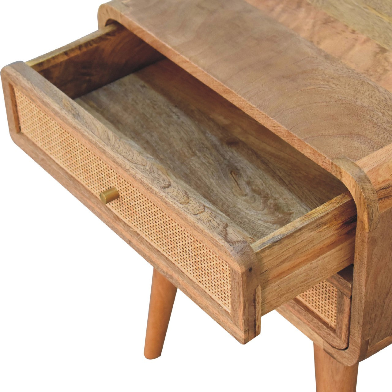 Larrisa Woven 2 Drawers Bedside - CasaFenix