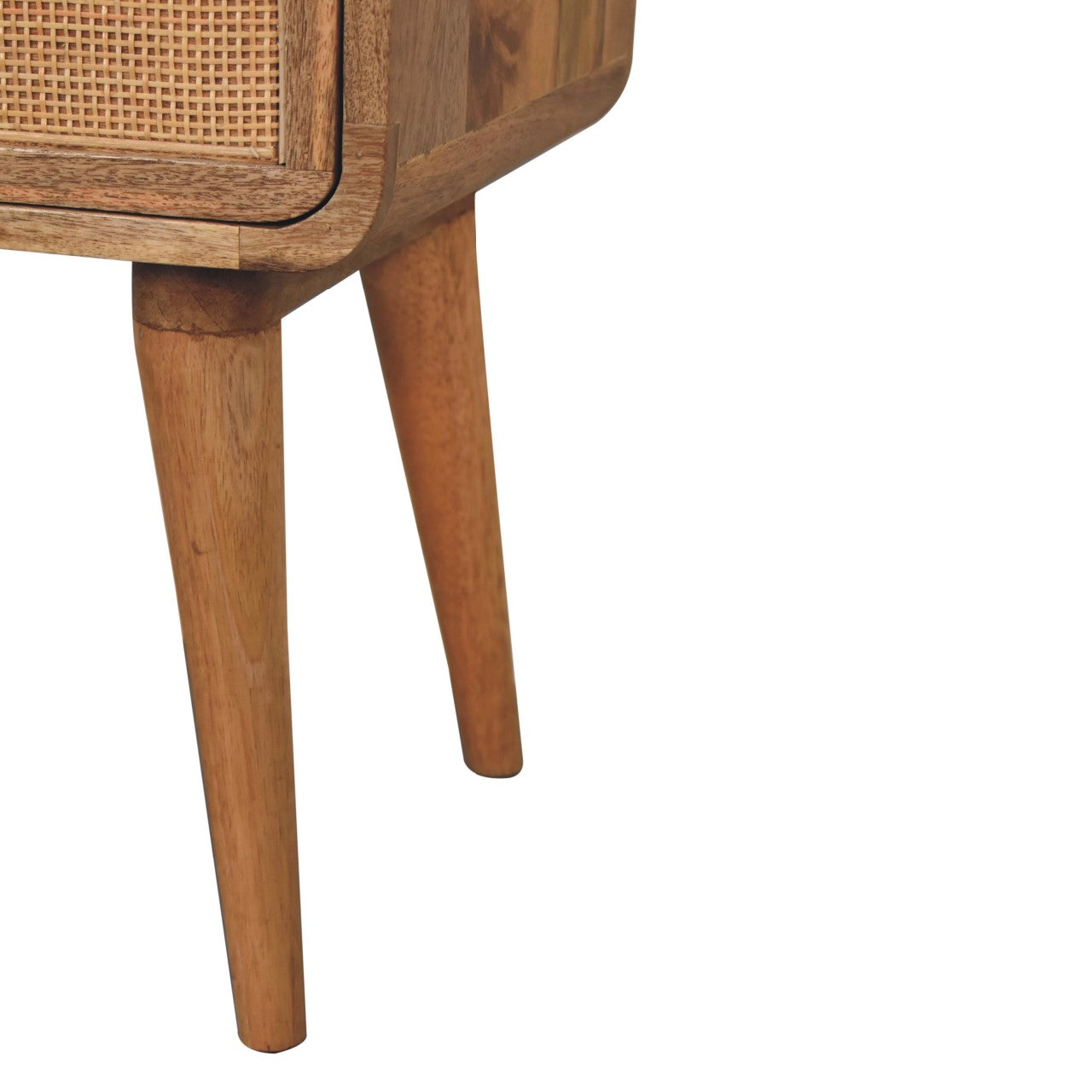 Larrisa Woven 2 Drawers Bedside - CasaFenix
