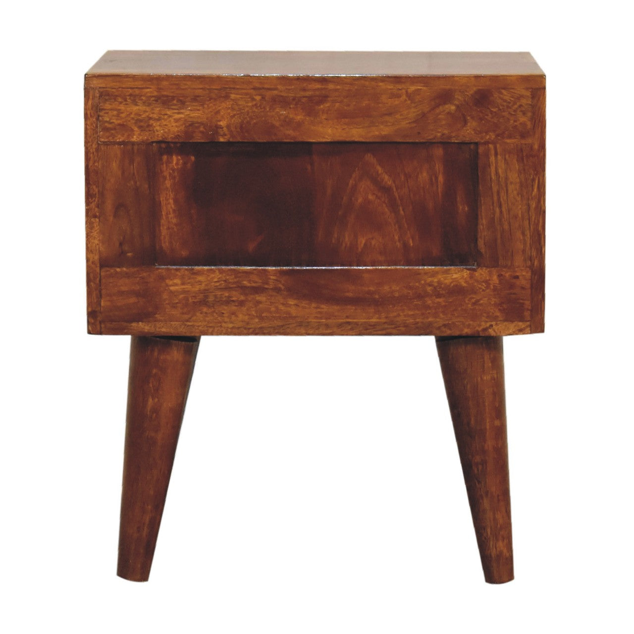 Mini Chestnut Modern Solid Wood Bedside - CasaFenix